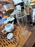 富光 玻璃杯 双层玻璃泡茶杯子 带过滤网水杯 男女士车载办公便携水杯 420ml金色【不锈钢回流盖】 实拍图