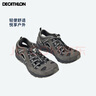 迪卡侬（DECATHLON）登山鞋男户外防滑凉鞋夏季透气耐磨轻便徒步鞋溯溪鞋洞洞鞋 铅灰色-防撞款-NH500 41 实拍图