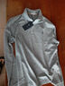与狼共舞【7A抗菌】长袖POLO衫男春秋季纯棉通勤翻领T恤衫上衣男 黑色 S 实拍图
