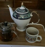 忆壶茶（YIHUTEA）茶盘托盘家用茶台带排水小型沥水储水实木功夫托盘泡茶具竹茶托 福字茶盘-大号36.8*23.5*3.6cm 实拍图
