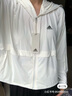 adidas「冰淇淋防晒衣」凉感UPF 50+轻薄防晒服女阿迪达斯轻运动   白色/香草冰(推荐选大一码)   M 实拍图