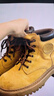 骆驼（CAMEL）【山越】秋冬新款高帮户外工装靴短靴登山鞋踢不烂大黄靴女马丁靴 L23W076036R戈壁加绒土黄 39 实拍图