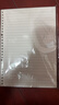 齐心（COMIX）A5/60张活页本替芯20孔 笔记本子活页纸考研复习作业本学生文具用品 横线单本ECNA560 实拍图