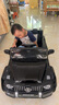好孩智儿童电动车可坐大人六轮双人遥控车亲子越野玩具车6岁小孩宝宝礼 烤漆黑/六驱+全功能+双电+耐磨轮 实拍图