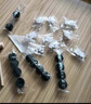 安尔雅超薄鞋柜门口简易鞋架玄关多层防尘收纳架树脂组装柜 单列四层白 实拍图