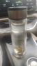 【⭐京东物流配送】高硼硅双层玻璃杯大容量泡茶杯水杯子茶水分离 【双层加厚】茶杯 350ml 1只 实拍图