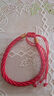 情侣宝编织红绳手链情人节礼物女生手绳本命年开运手绳 黑绳款 实拍图