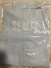 森马（Semir）长袖衬衫女中长款凉感防晒衣宽松叠穿纯色白衬衣109324105001 实拍图