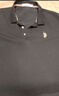 U.S. POLO ASSN.polo衫男短袖夏季保罗商务休闲翻领男装上衣t恤经典黑XL 实拍图