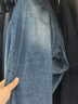 海澜之家（HLA）直筒牛仔裤男25春夏五袋款绣花裤子男春秋季 牛仔蓝过渡色（浅）13 34 175/88A 推荐143~150斤 实拍图