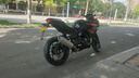 车兰达机车摩托车川崎小忍者R3v6燃油趴赛250cc二手跑车地平线燃油整车 黑武士R3 单缸风冷250cc没有手续送车牌 实拍图