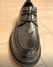 百丽通勤商务皮鞋男牛皮褶皱增高休闲鞋A1373AM4 黑色 38 实拍图