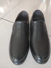 戈耐（GENAI）休闲皮鞋男士真皮商务男鞋子男防滑透气老人正装老年人父亲爸爸鞋 黑色【镂空】真皮凉鞋男夏季透气 42码 260mm 实拍图