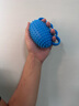 握力球康复训练手部按摩球老人中风脑梗手指力量锻炼灵活握力器材 蓝色-四指握力球20磅【硅胶款】 实拍图