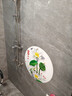荷花鲤鱼图装饰画水火既济厨房卫生间荷花净秽莲花自粘墙贴纸壁画 荷花除秽+卫生间用 50x50厘米 仅贴画一张 实拍图