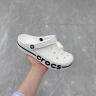 卡骆驰crocs洞洞鞋贝雅男鞋女鞋轻便耐磨一脚蹬拖鞋休闲鞋|10126 白-100 41 /42(260mm) 实拍图