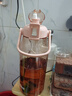 希乐运动水杯男女tritan材质健身水杯大容量网红学生塑料杯2.0L莲花红 实拍图