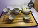 初伍竹制茶盘茶具套装家用小型沥水茶台汝窑功夫茶壶茶杯轻奢高档套餐 实拍图