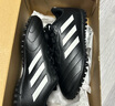 adidas阿迪达斯春秋款男小大童儿童硬人造偏硬草场运动足球鞋HP3061黑 实拍图