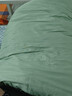 南极人（Nanjiren）被套单件单人150x200被罩2米春夏季磨毛被子罩纯色被单双人被芯套 浅绿+浅驼【亲肤柔软】 单被套150*200cm 实拍图