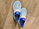 德尔惠一脚蹬男童运动鞋新款四季女童网面跑步鞋4-15岁中大童防滑休闲鞋 花青蓝 34 内长21.9cm偏大半码 实拍图
