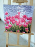 落日玫瑰数字油画diy花卉填色涂鸦手工手绘diy油彩画卧室装饰画 A019郁金香 30*40实木内框+丙烯颜料+画笔 实拍图