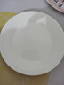 京乐牛排盘子纯白陶瓷圆形西餐盘子家用菜盘碟子浅盘平盘菜碟西式餐具 （平盘） 1个 6英寸 实拍图