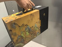 苏氏陶瓷（SUSHI CERAMICS）手绘釉画彩茶具套装千里江山侧把壶干泡盘五色茶杯文创父亲节礼物 实拍图