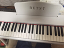 贝琪（Betsy）B351电钢琴88键重锤成人儿童电子钢琴家用练习初学者专业考级钢琴 B351-重力度88键木纹白+圆腿琴架 实拍图