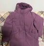 坦博尔羽绒服女中长款连帽休闲妈妈款加厚外套510506D 紫罗兰 195  实拍图