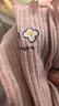 贝瑞加（Babyprints）女童打底裤薄款儿童裤子夏季宝宝七分裤可爱百搭童装 粉100 实拍图