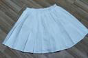 真维斯女童百褶裙学院风儿童裙子夏季女孩中大童格子短裙可爱jk裙 白 150 实拍图