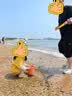 kids.ing可迪星宝宝凉鞋罗马果冻鞋夏季儿童男女童小童包头凉鞋 黄色 25 实拍图