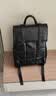 LASSIE VAGARY高级感皮质女士背包2026新款时尚大容量电脑包双肩女大学生书包 典雅黑色【升级版】 实拍图