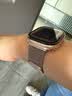 iboann适用apple watch s10表带S11编织iWatchs9腕带磁吸音乐小狗苹果手表s8表带s7/s6/se3高级ultra配件 粉色磁吸编织表带·听音乐小狗 38/40/41/42表 实拍图