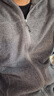 迪卡侬（DECATHLON）摇粒绒外套抓绒衣男保暖户外运动加厚秋绒衣冲锋衣内胆 男款-全拉链-深灰色 L 实拍图