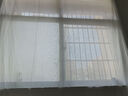 水星家纺纱帘透光不透人客厅阳台窗纱窗帘白纱穿孔款180宽×200高cm(单开) 实拍图