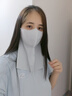 Babysir防晒口罩女遮脸防晒面罩夏季护颈护眼角开车户外防紫外线口罩灰色 实拍图