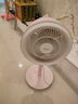 美的（Midea）【清新简约】家用定时空气循环扇摇头立式电风扇轻音节能落地扇宿舍桌面小型风扇空调伴侣FGA24TYR 实拍图