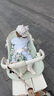 贝瑞加（Babyprints）婴儿连体衣2件夏季短袖婴儿衣服新生儿纯棉哈衣轻薄爬服 白蓝73 实拍图
