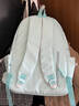 匡睿书包初中生女高颜值小众ins大容量日系旅行高中大学生背包双肩包 绿色（带三角奶酪+1个小挂坠） 实拍图