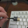 毕亚兹 HDMI2.1满血同轴线 1米细线 8K60Hz4K240Hz2K144Hz苹果笔记本电脑接电视显示器投影仪视频高清线 实拍图