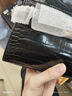 CHARLES&KEITH鳄鱼纹凯莉包手提斜挎婚包包女包生日礼物CK2-50270880-1 Black黑色 S 实拍图
