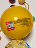 费雪（Fisher-Price）儿童玩具球 宝宝小皮球拍拍球22cm(黄色 赠打气筒)生日礼物礼品 实拍图