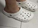 crocs卡骆驰贝雅洞洞鞋沙滩鞋|10126 白色-100 45(290mm)  实拍图