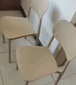 擎爵餐椅塑料椅子靠背家用凳子加厚餐厅吃饭休闲网红现代简约餐桌椅 奶咖色【升级材质 强力承重】 实拍图