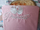 水星家纺床上四件套 60支新疆长绒棉贡缎面料 酒店轻奢床品 被套床单枕套 梦之天鹅(水晶玫瑰色/抗菌) 1.5m床 床单款 （被套200*230cm） 实拍图