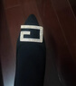 百丽踏【厂牌】欧美名媛细跟高跟鞋年水钻舒适不累脚职业鞋单鞋 黑色7公分 36 (230mm) 实拍图