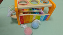Hape敲琴台  木质手敲琴彩球敲敲乐音乐启蒙游戏盒  益智玩具儿童礼物 早旋律敲琴台 E0305 1-3Y 实拍图