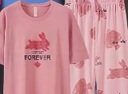 俞兆林中老年妈妈睡衣女春夏母亲节纯色棉质婆婆大码休闲老人家居服套装 实拍图